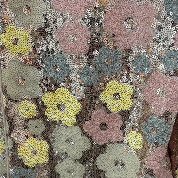 Floral Sequin Women's jacket - Picture 4 of 5